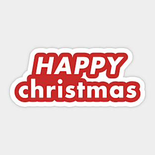 happy christmas Sticker